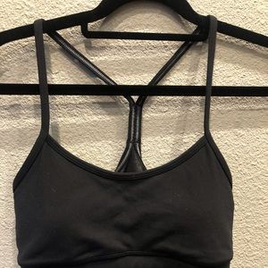 Lululemon Black Power Y Bra 6 (?)